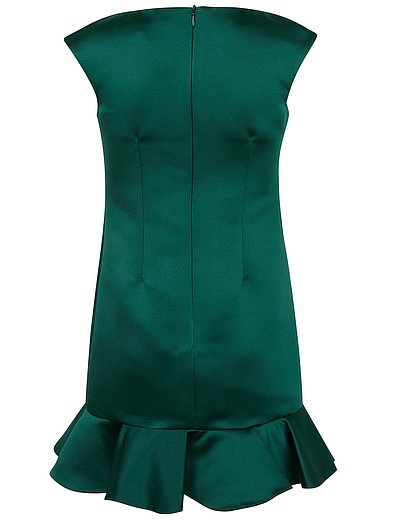 Зелёное платье с декоративными пуговицами David Charles - 1052209980118 - Фото 2