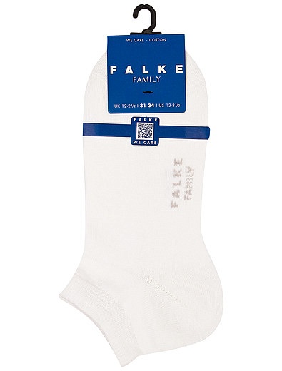 Короткие белые носки FALKE - 1534529180640 - Фото 1