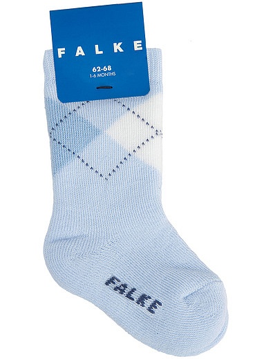Голубые носочки с ромбиком FALKE - 1531519670143 - Фото 1
