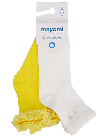 Ажурные носки 2 пары Mayoral - 1534508370154 - Фото 1
