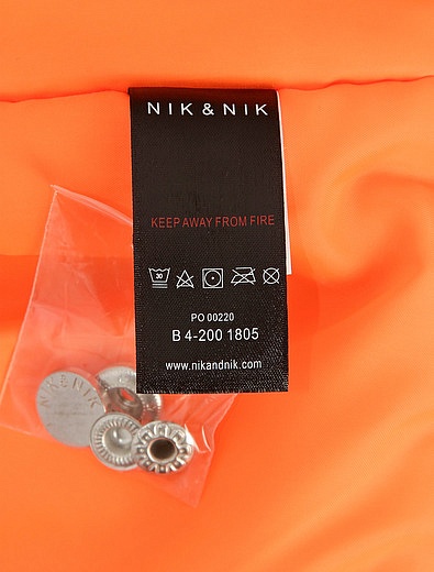 Зеленая стеганая куртка NIK & NIK - 1072319880306 - Фото 5