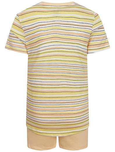 Пижама в разноцветную полоску Sanetta - 0214509371732 - Фото 2