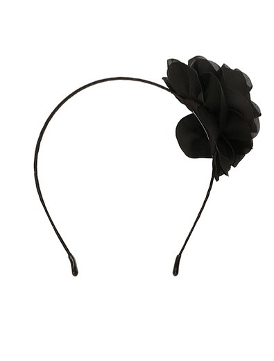 Ободок с черным цветком Junefee - 5144500180239 - Фото 1