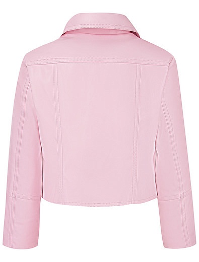 Розовая куртка косуха TWINSET - 1074509370079 - Фото 5