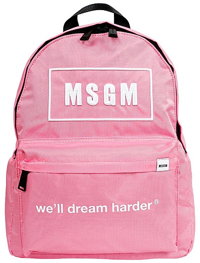 Розовый рюкзак We`ll dream harder MSGM - 1504508180596 - Фото 1