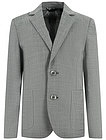 Однобортный серый пиджак - 1334519410289