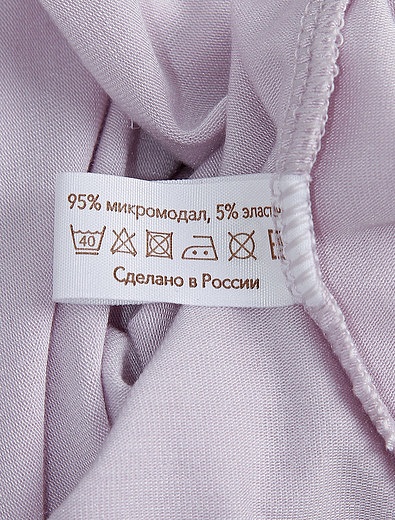 Фиолетовая пижама с кружевной отделкой Sognatori - 0214509080771 - Фото 4
