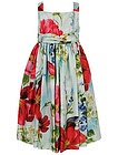 шёлковое Платье с цветочным принтом - 1054609272152