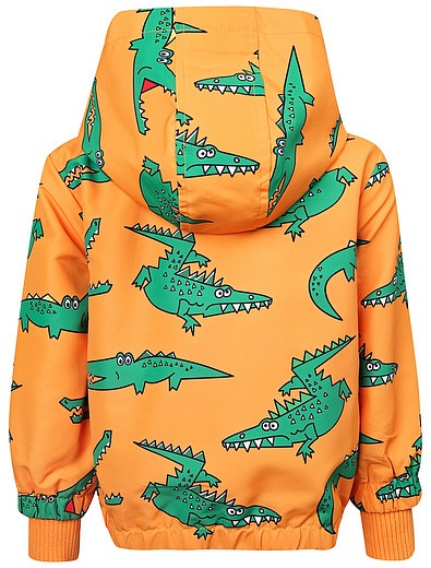Оранжевая куртка с крокодилами Stella McCartney - 1074519270864 - Фото 3