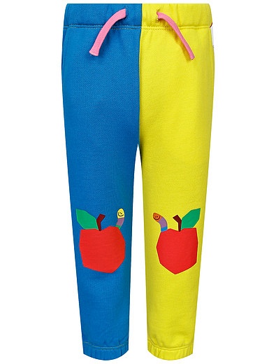 Брюки спортивные разноцветные с яблоками Stella McCartney - 4244509283014 - Фото 1