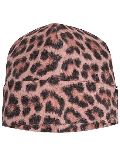 Леопардовая шапка MOLO - 1354509270020 - Фото 1