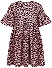 Леопардовое платье свободного кроя - 1054509270142