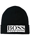 Черная шапка с логотипом - 1354519180975