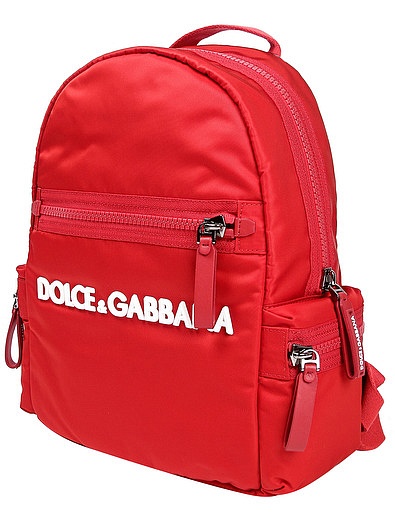 Рюкзак с аппликацией логотипа Dolce & Gabbana - 1501328980047 - Фото 4