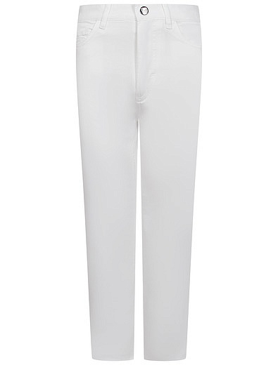 Прямые белые брюки Il Gufo - 1084519371027 - Фото 1