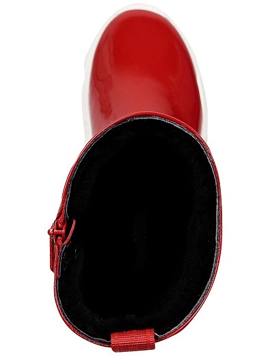Сапоги на массивной подошве красные Dolce & Gabbana - 2024509181150 - Фото 4