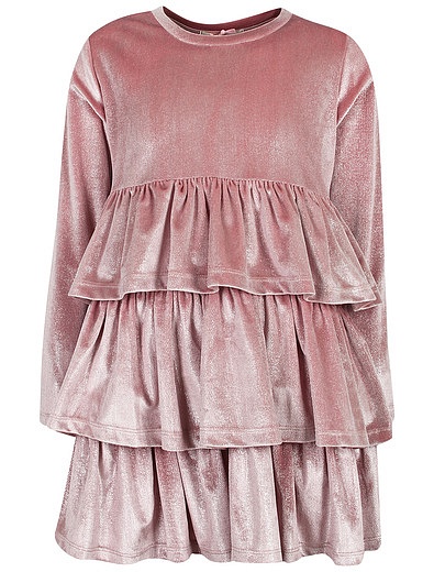 Розовое бархатное платье Vicolo - 1054609386569 - Фото 1