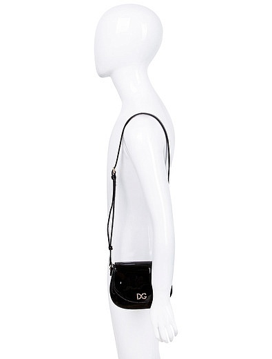 Лакированная сумка с лого Dolce & Gabbana - 1204508080307 - Фото 2