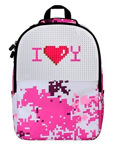 Розовый пиксельный рюкзак 28х42х14,5см Upixel - 1504508270280 - Фото 2