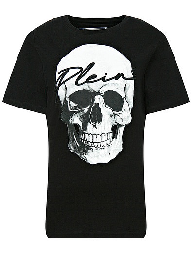 Черная футболка с черепом Philipp Plein - 1134519186302 - Фото 1