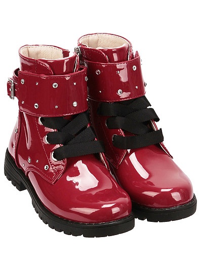 Красные лаковые ботинки Mayoral - 2034508281003 - Фото 1