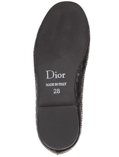 Туфли из натуральной кожи с узором Cannage Dior - 2011109670580 - Фото 5