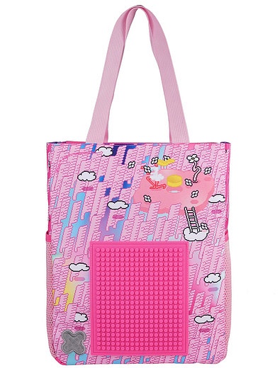 Розовая сумка-шопер Upixel - 1204528270061 - Фото 1