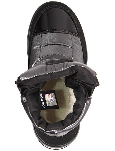 Серые утепленные ботинки Jog Dog - 2031729980012 - Фото 4