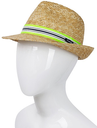Соломенная шляпа с широкой лентой Il Trenino - 1174529170014 - Фото 2