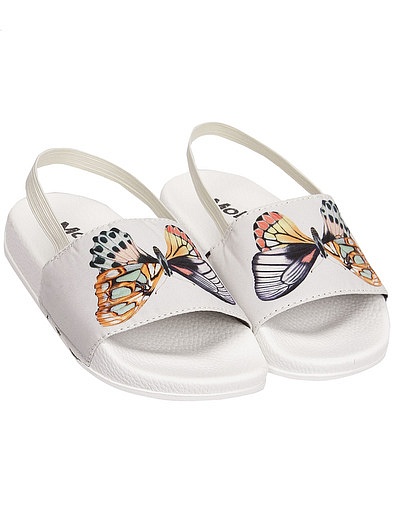 Шлепанцы пляжные с бабочками MOLO - 2284509270180 - Фото 1