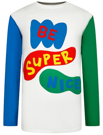 Разноцветный лонгслив Be super nice Stella McCartney - 4164519285856 - Фото 1