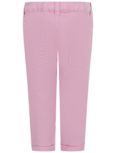 Розовые брюки с логотипом бренда Moschino - 1084509370542 - Фото 2