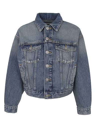 Укороченная джинсовая куртка MM6 Maison Margiela - 1074529370370 - Фото 1