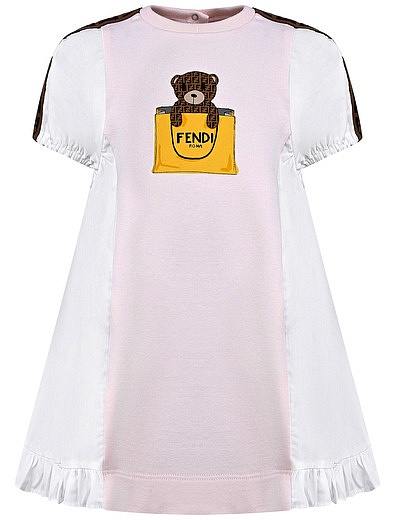 Объемное платье с мишкой Fendi - 1054509176055 - Фото 1