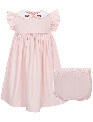 Платье с вышивкой Baby Leo Dolce & Gabbana - 1054509373881 - Фото 1