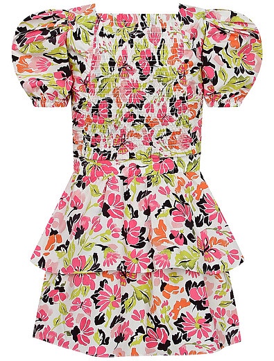 Комплект из топа и юбки с цветочным принтом TWINSET - 3024509274257 - Фото 3
