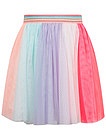 Разноцветная плиссированная юбка - 1042609070120