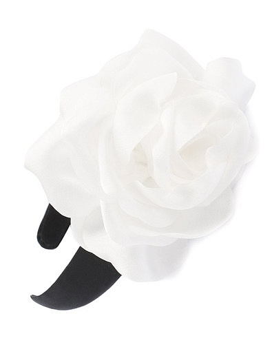 Ободок с белым цветком Junefee - 5144500170148 - Фото 1