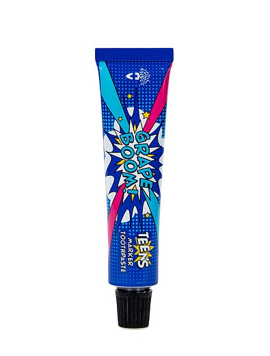 Зубная паста-маркер 7+ Grape Boom индикатор зубного налета, 30 мл Montcarotte - 6484528270703 - Фото 3
