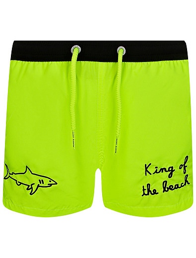 пляжные шорты с принтом King of beach MC2 Saint Barth - 4104519272289 - Фото 1