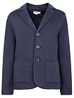 Синий однобортный пиджак - 1331419980454