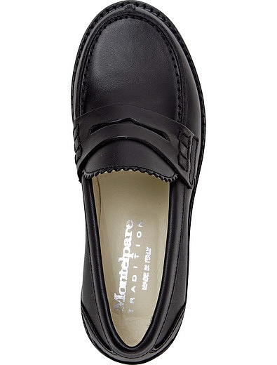 Черные туфли из натуральной кожи Andrea Montelpare - 2011119780088 - Фото 4