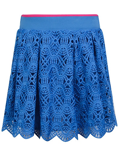 Синяя кружевная юбка ALBERTA FERRETTI - 1041409970111 - Фото 1