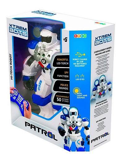 Робот на ИК управлении Xtrem Bots: Патруль XTREM BOTS - 7674529370062 - Фото 5