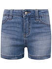 Короткие джинсовые шорты - 1411409070089