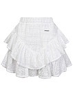 Хлопковая белая юбка - 1044509173123