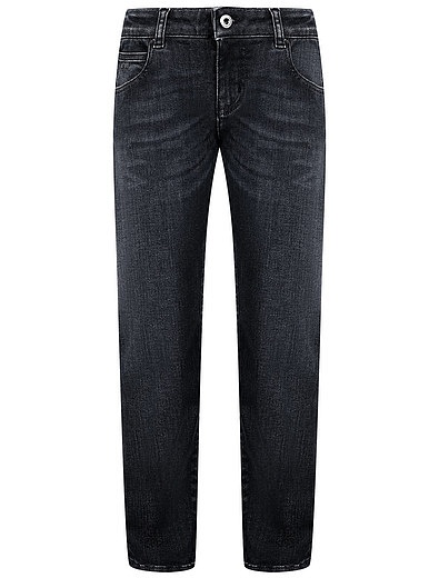 Серые джинсы прямого кроя EMPORIO ARMANI - 1164519180444 - Фото 1