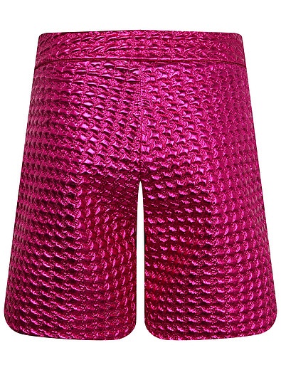 Блестящие розовые шорты GAELLE - 1414509080262 - Фото 5