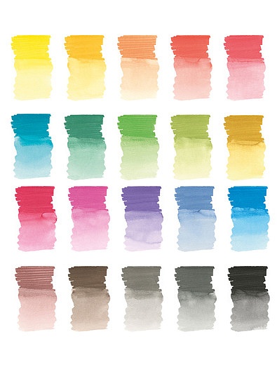 Набор акварельных маркеров, 20 цветов Faber-Castell - 6874528280060 - Фото 3