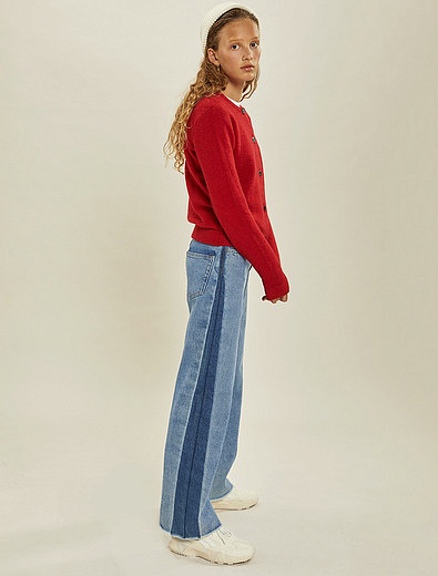 Свободные джинсы с контрастными вставками LES COYOTES DE PARIS - 1161409980276 - Фото 2